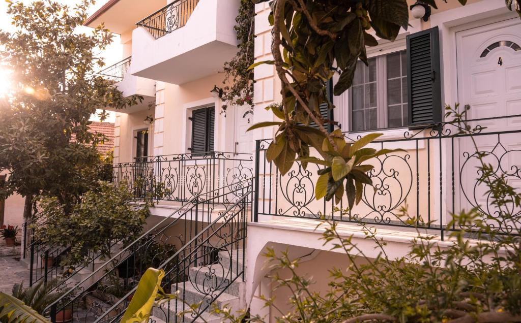 Μπαλκόνι ή βεράντα στο Chrisanthi Apartments