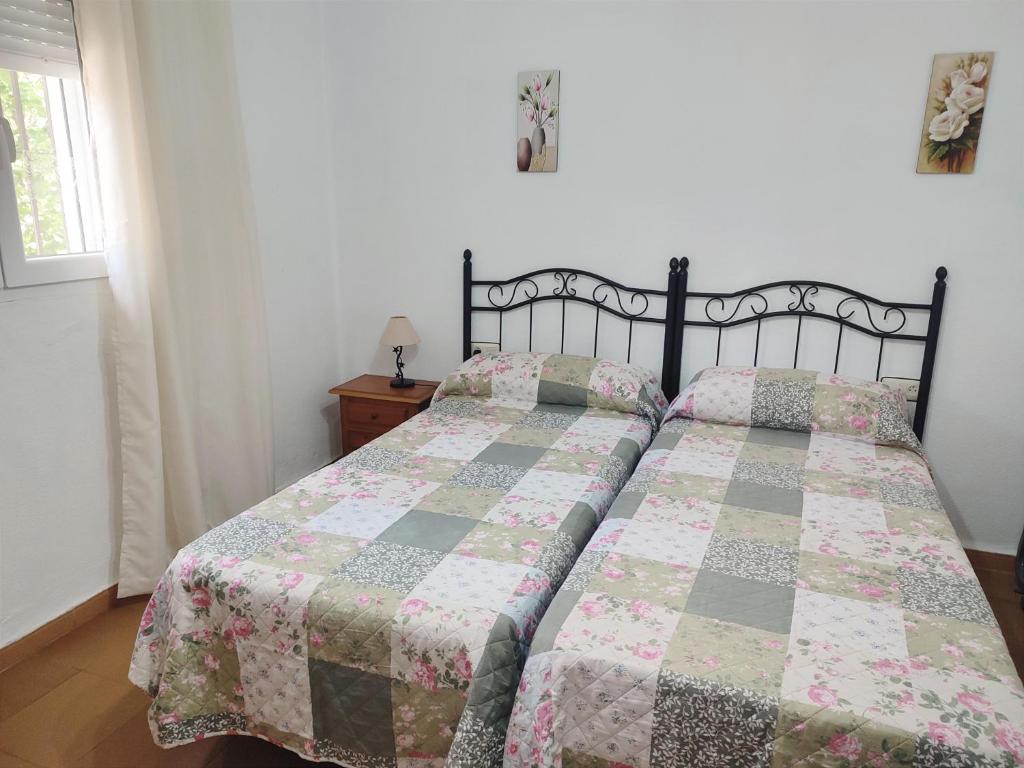 Posteľ alebo postele v izbe v ubytovaní Casa Rural El Laurel con piscina privada