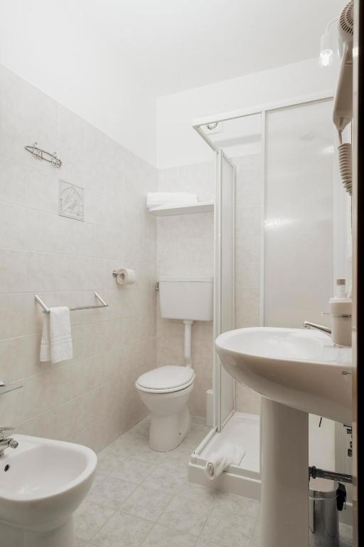 Koupelna v ubytování Hotel Altevie