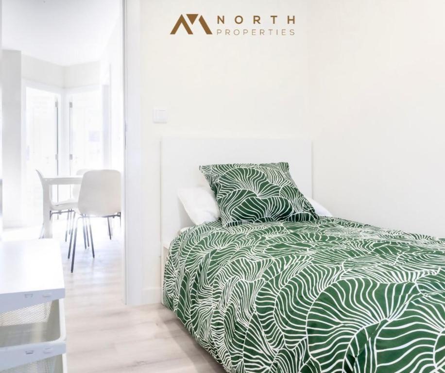 Posteľ alebo postele v izbe v ubytovaní Apartamento Roncudo 4º planta