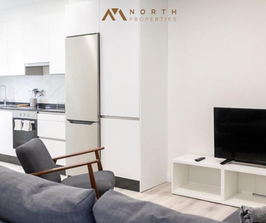 A kitchen or kitchenette at Apartamento Roncudo Planta Baja