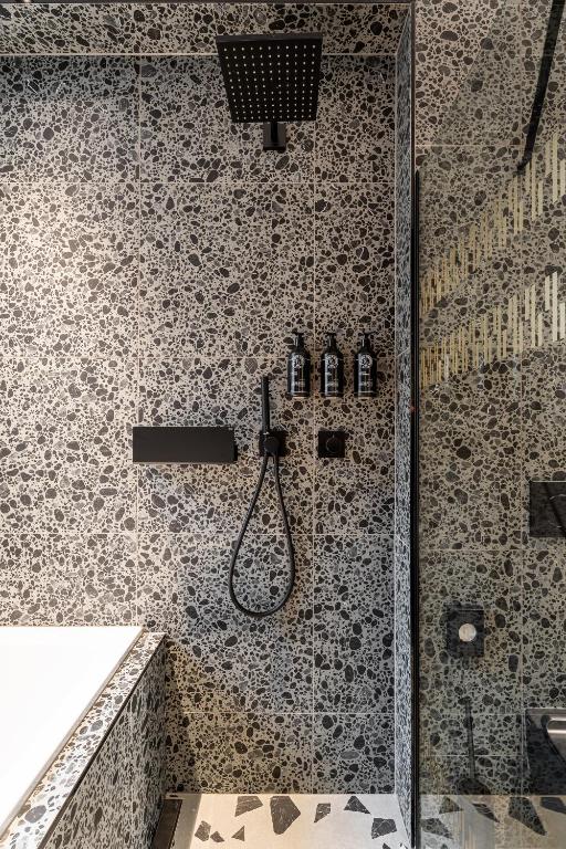 Koupelna v ubytování Aston Hotel Riga