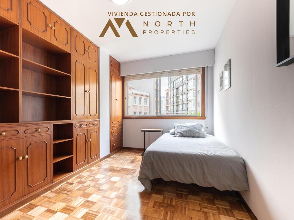 Postel nebo postele na pokoji v ubytování Fonte Camba 552 Apartament