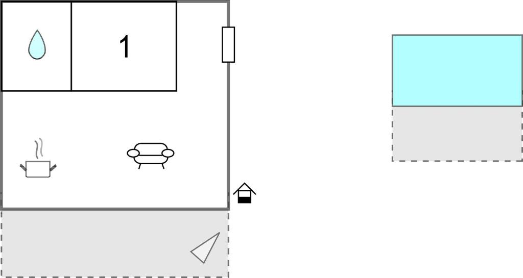 un diagrama esquemático del algoritmo propuesto para detectar la presencia de un objeto en Pet Friendly Apartment In Celopeci With Outdoor Swimming Pool, en Čelopeci