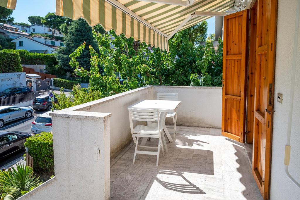 Balkón nebo terasa v ubytování M370 - Marcelli, delizioso monolocale con terrazzo