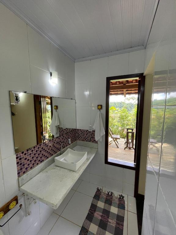 Koupelna v ubytování Chalés Paraty Real