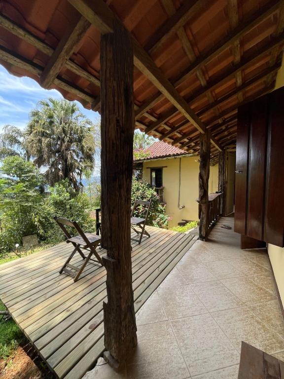 Zahrada ubytování Chalés Paraty Real