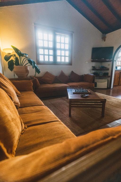 Posezení v ubytování Casa Muna