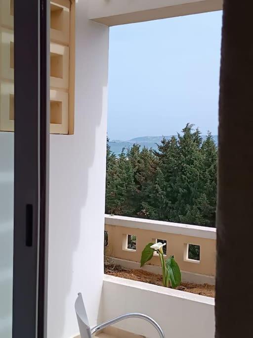Balcon ou terrasse dans l'établissement Logement S+2 dans un hôtel 4* vue mer