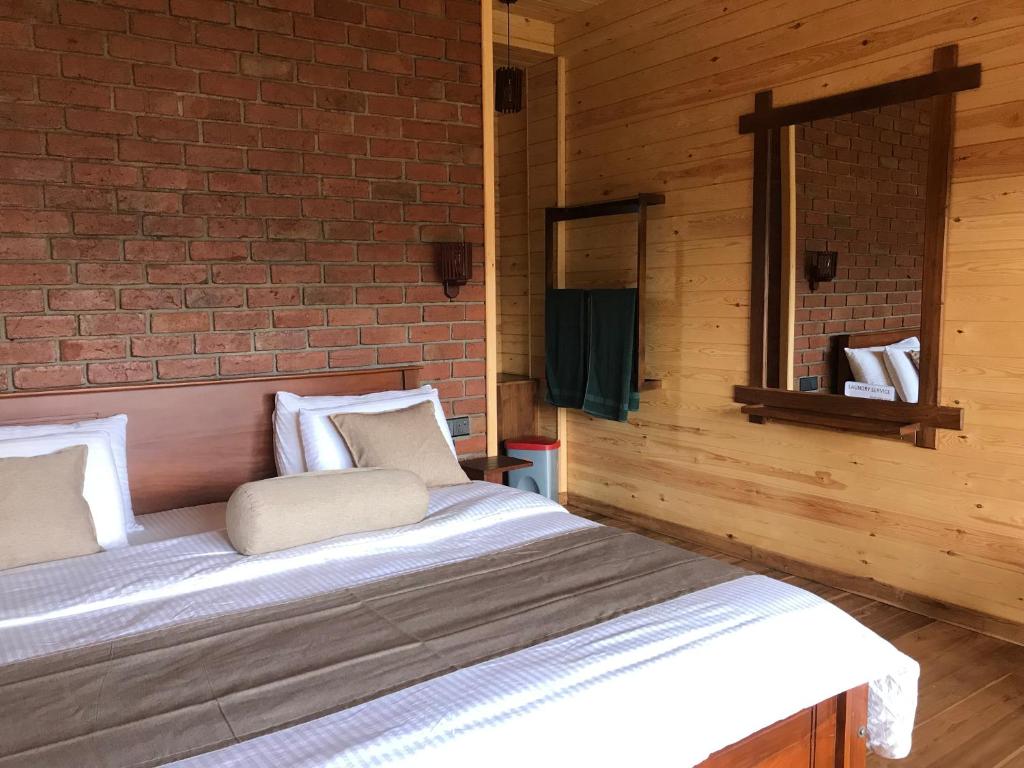 Postel nebo postele na pokoji v ubytování Ridge View Guest House -Ella