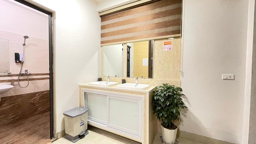 Koupelna v ubytování Nhật's Sapa Central Hostel
