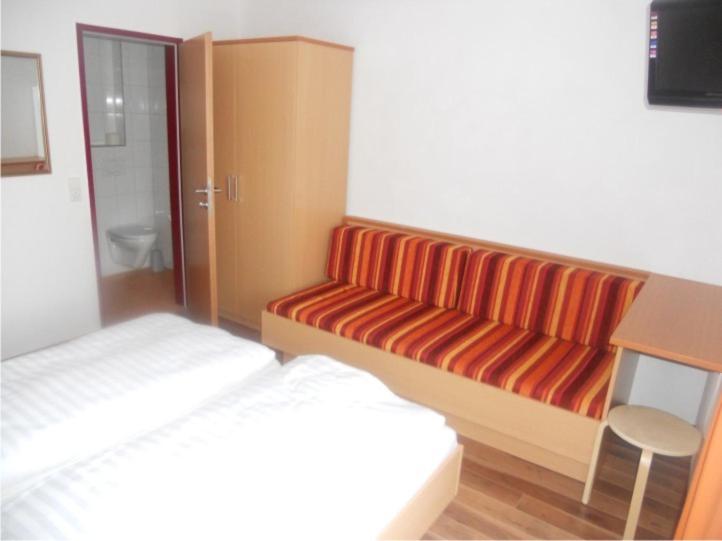 Postel nebo postele na pokoji v ubytování Haus Annemarie
