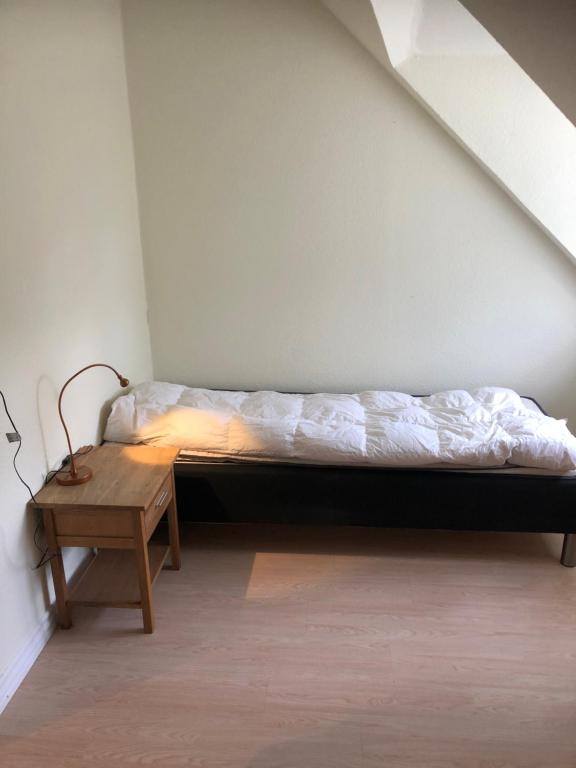 Postel nebo postele na pokoji v ubytování Havudsigt