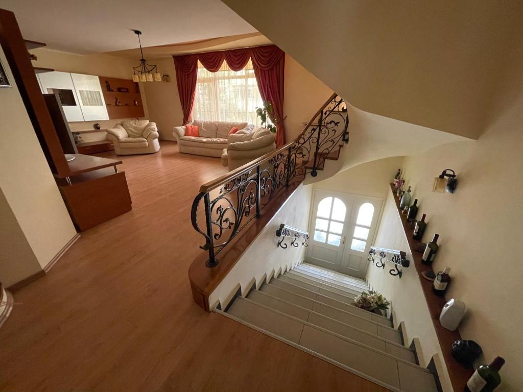 En eller flere senge i et værelse på NOVSEE INN Penthouse