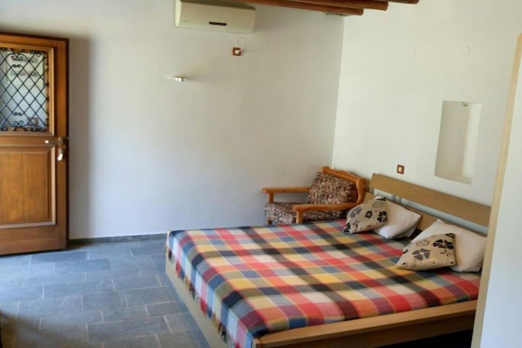 Кровать или кровати в номере Kyma House -150m from the beach