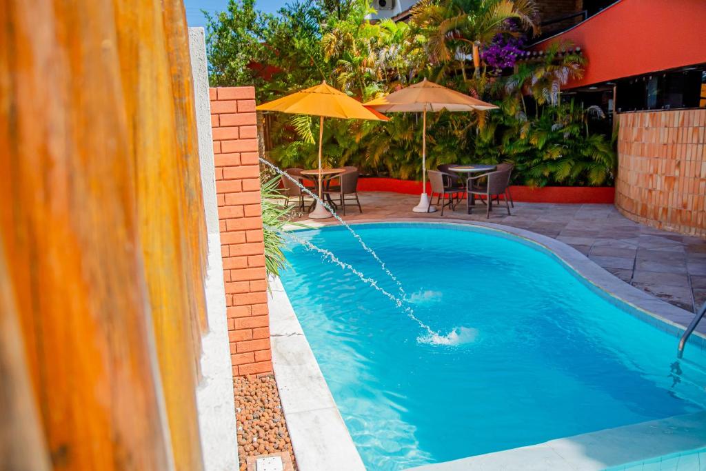 Bazén v ubytování Garbos Soleil Hotel nebo v jeho okolí