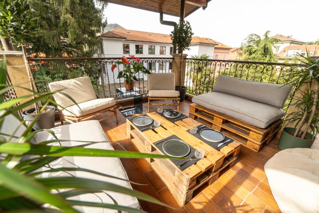 Balkón nebo terasa v ubytování Casa Anzi
