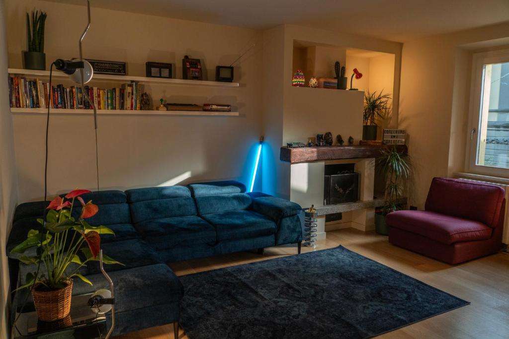 Posezení v ubytování Casa Anzi