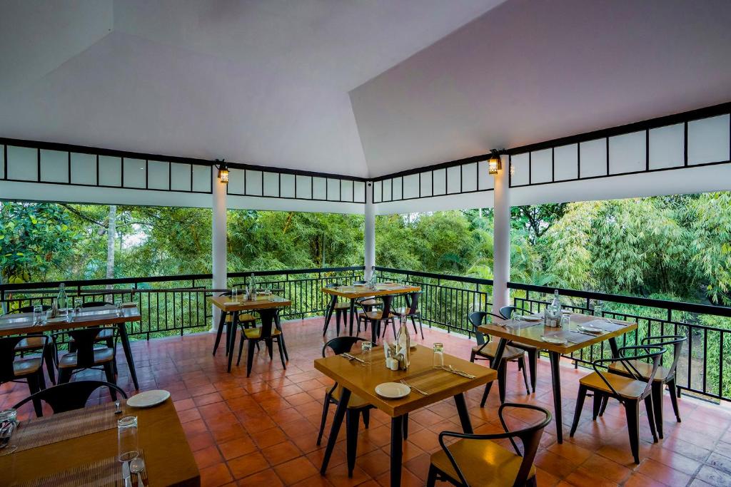 Restaurace v ubytování The Hive, Wayanad