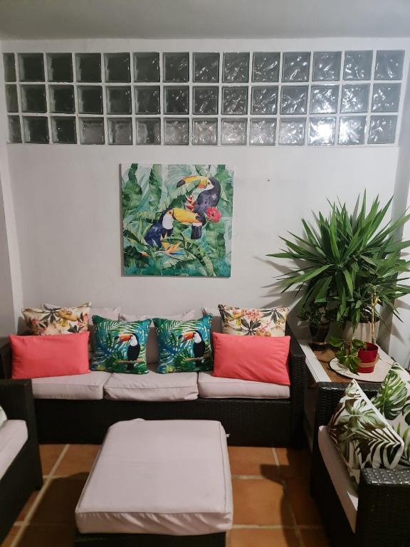 Posezení v ubytování Casa del Sol
