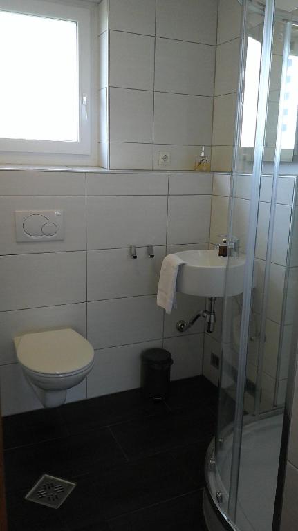 Koupelna v ubytování BORA Appartements Zell am See