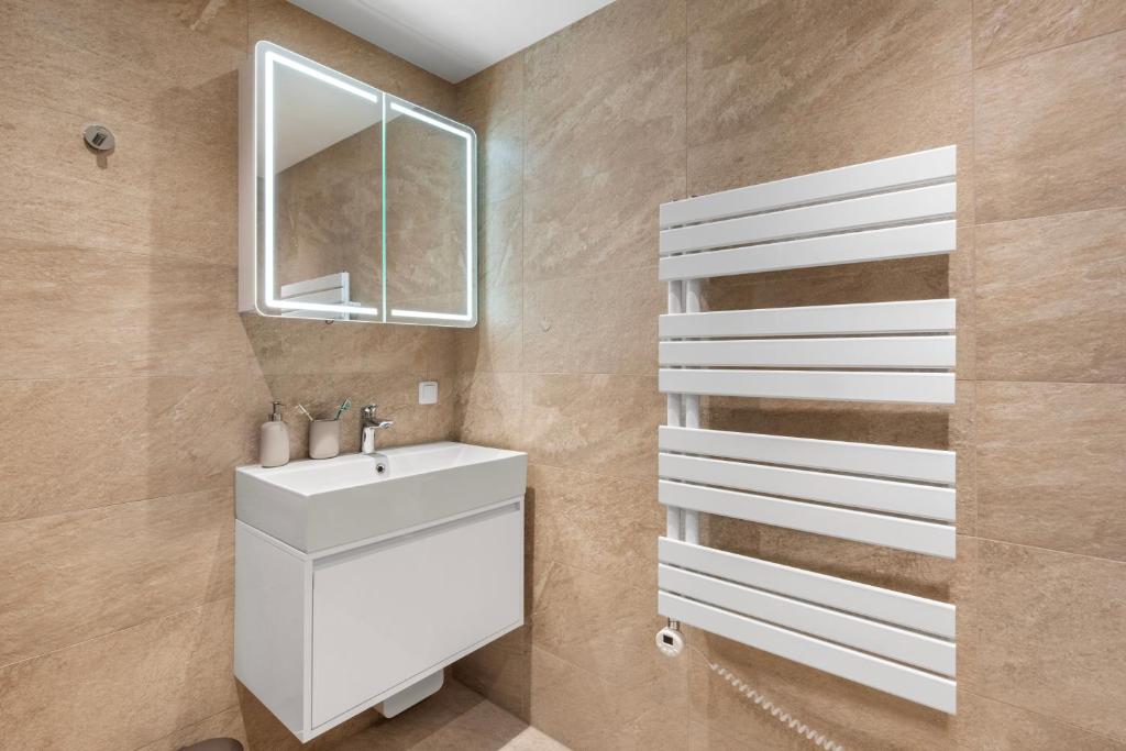 Koupelna v ubytování Ferienwohnung im Zemmer