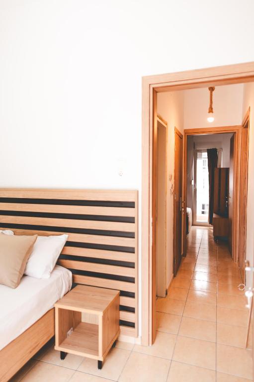 Część wypoczynkowa w obiekcie Μpasias Apartments