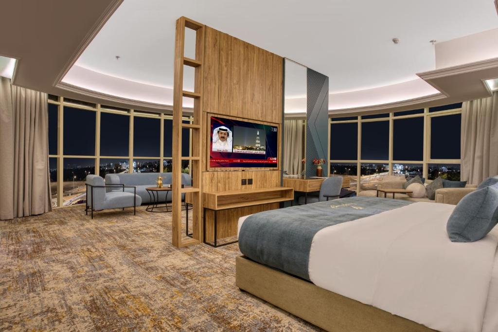Postel nebo postele na pokoji v ubytování Aluya Hotel