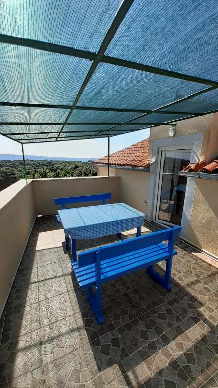Balkón nebo terasa v ubytování Kuća - Krčina