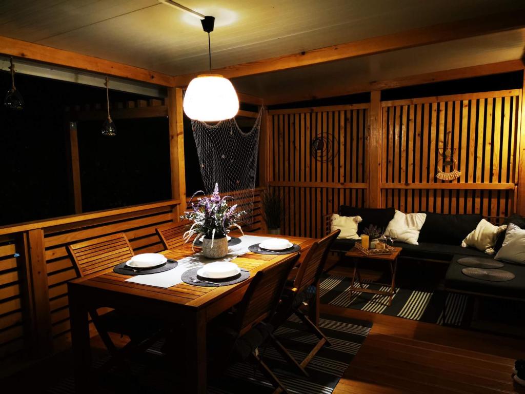 Posezení v ubytování Mobile home Pine Adria