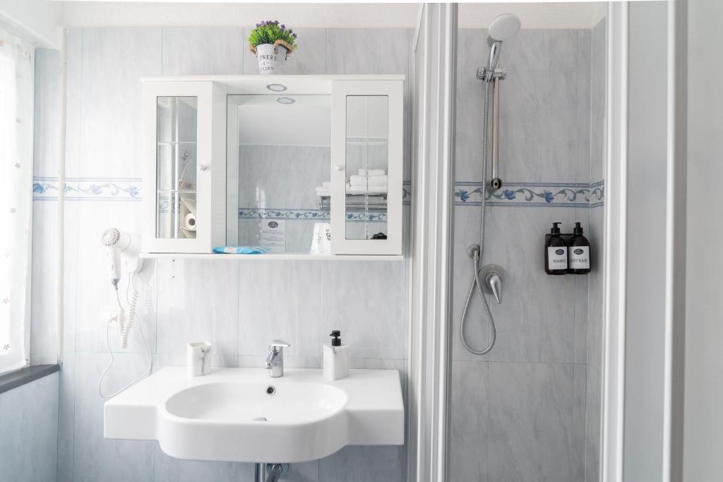Een badkamer bij B&B Vignola