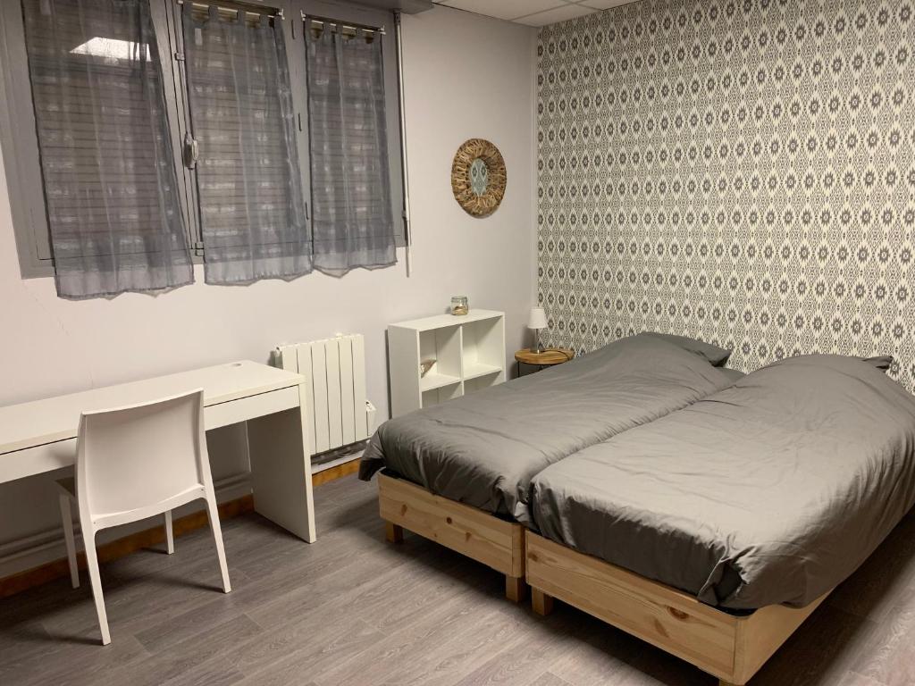 Postel nebo postele na pokoji v ubytování Hotel Caplandes