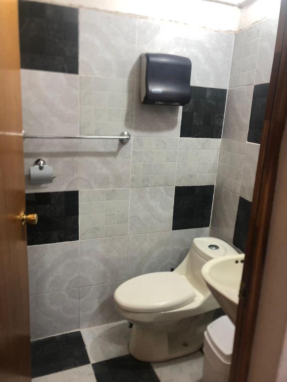 Koupelna v ubytování El Hogar de Carmelita