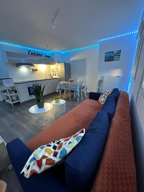 Χώρος καθιστικού στο Appartement 1 pièce Drancy