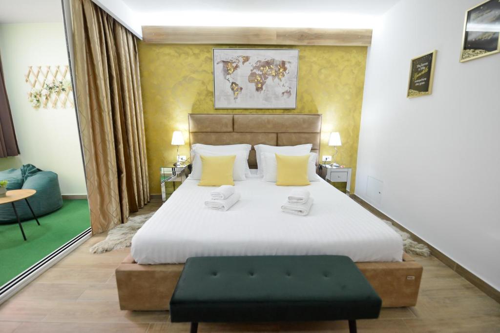 Posteľ alebo postele v izbe v ubytovaní PIAZZA ROOMS Zadar