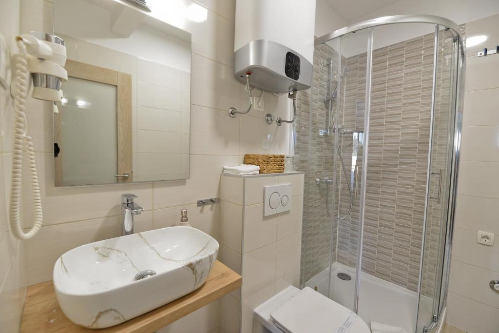 Kúpeľňa v ubytovaní PIAZZA ROOMS Zadar