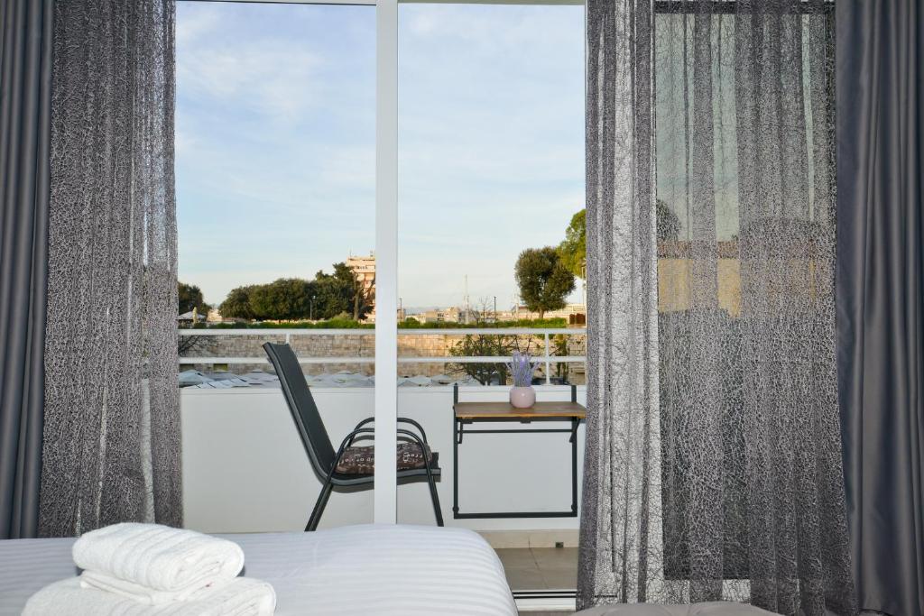 Balkón alebo terasa v ubytovaní PIAZZA ROOMS Zadar