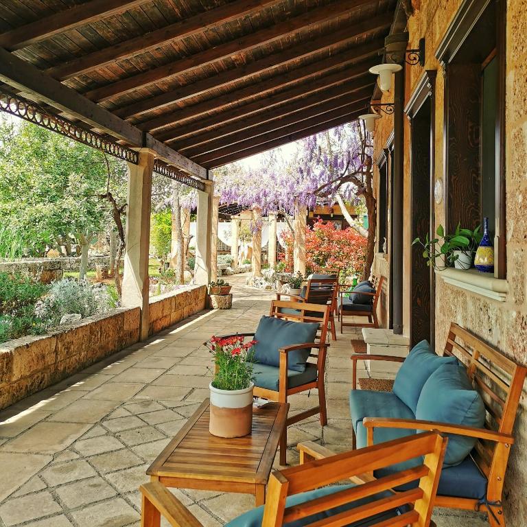 Zahrada ubytování Masseria Borgo del Gallo