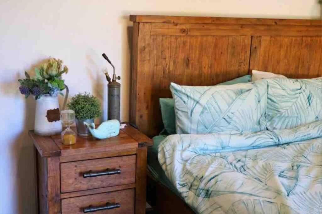 Postel nebo postele na pokoji v ubytování Tiny House Farmstay Mount Warning