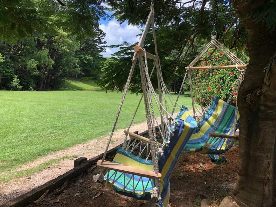 Zahrada ubytování Tiny House Farmstay Mount Warning