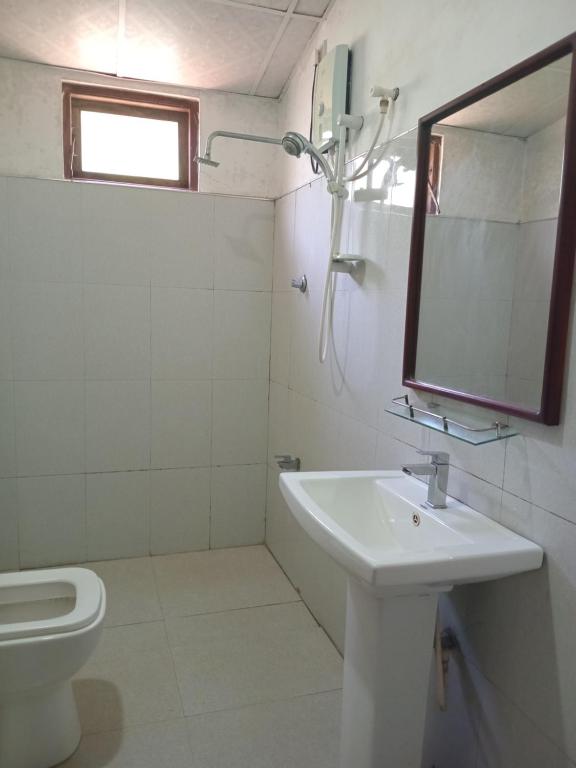 Koupelna v ubytování Habarana Dulwan Guest House