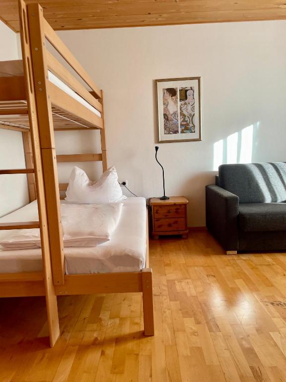 Postel nebo postele na pokoji v ubytování Sonnenblumenhof