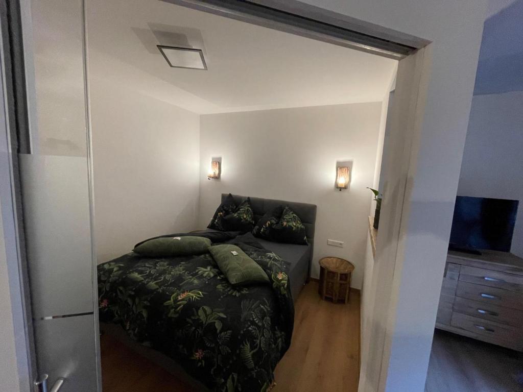 Postel nebo postele na pokoji v ubytování Villa Waidblick