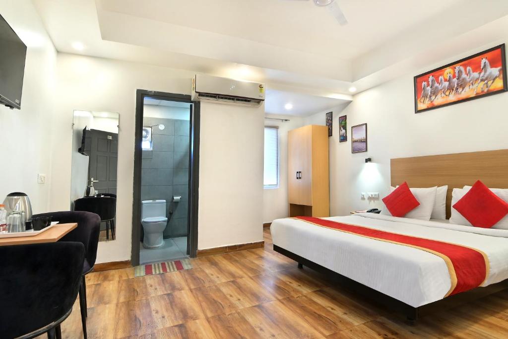 Postel nebo postele na pokoji v ubytování Hotel Red York By Byob Hotels