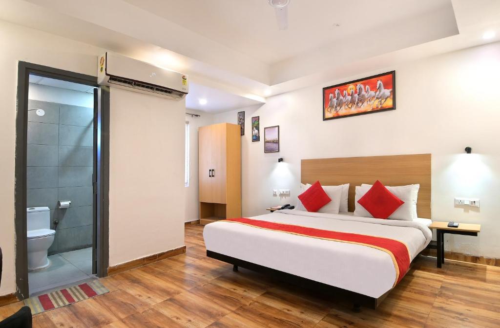 Postel nebo postele na pokoji v ubytování Hotel Red York By Byob Hotels