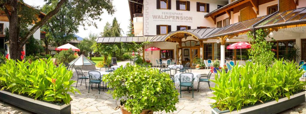 Zahrada ubytování Waldpension Putz