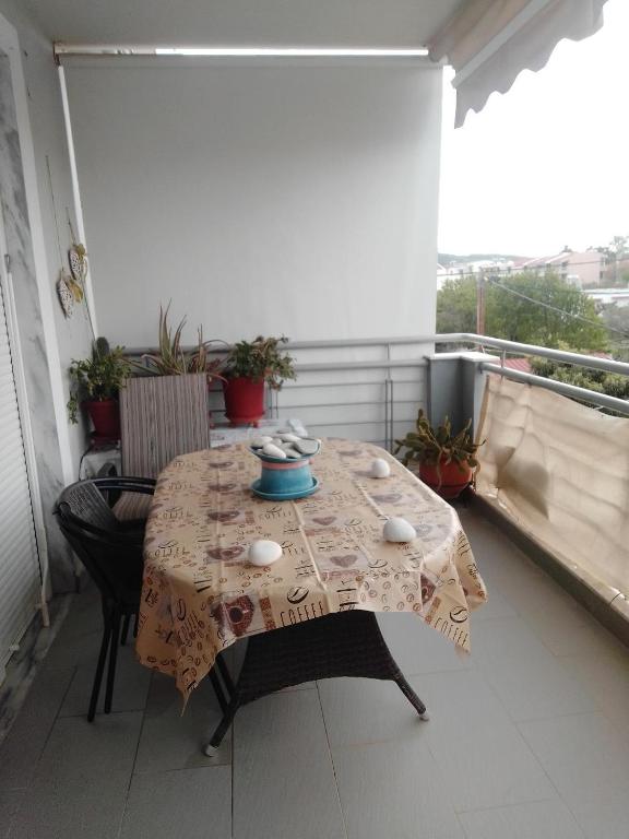 Balkón nebo terasa v ubytování SOFI APARTMENT