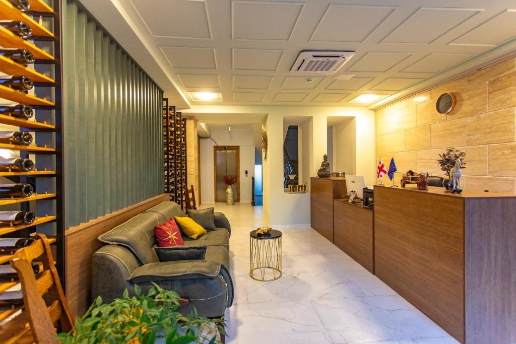 Posezení v ubytování Lileo Kutaisi - Hotel&Winery