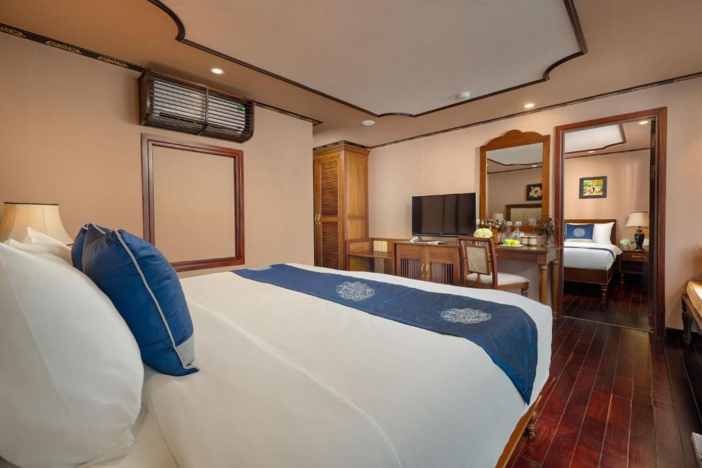 Indochine Cruise Lan Ha Bay Powered by ASTON - 带有海景的家庭连接室-2天1晚