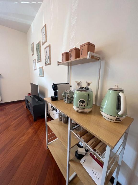 Kuchyň nebo kuchyňský kout v ubytování Rilo's Home